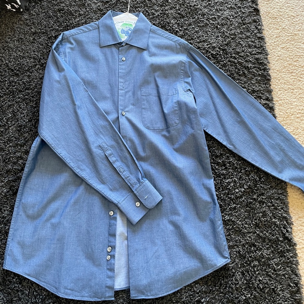 Button down dress men shirt